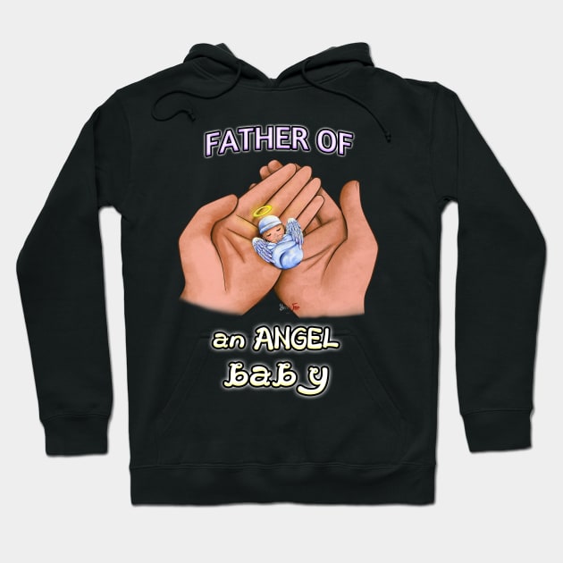 Father of an Angel Baby (Tan) Hoodie by Yennie Fer (FaithWalkers)